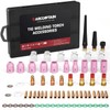 ARCCAPTAIN TIG Welding Torch Accessories kit 71 Pcs Alumina Nozzle