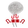 Tow Hook, Rc Trailer 1/10 Scale Metal Trailer Chain Parts