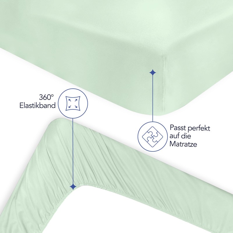 Dreamzie Fitted Sheet 200 x 200 cm - 100% Microfraser