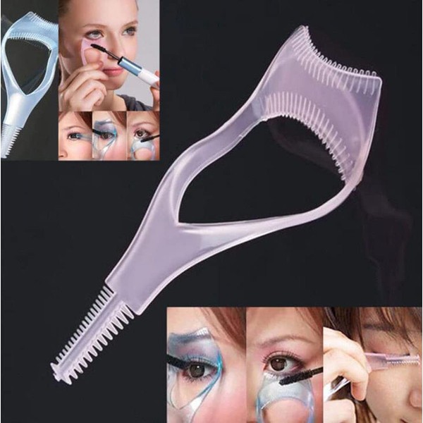 ericotry 2 Pcs Eyelash Brush with Eyelash Comb for Women Blue + Pink