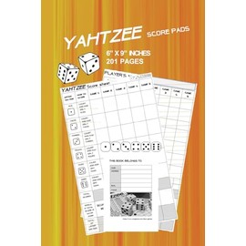 Yahtzee Score Pads: Games For Scorekeeping Score Book