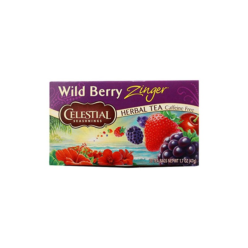 Celestial Seasonings Wild Berry Zinger Tea Bags - 20 ct
