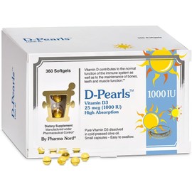 Pharma Nord D-Pearls Vitamin D3 25 mcg (1000 IU) (360)