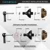 GOMEXUS 35 mm Aluminium Crank Knob Fishing Reel Suitable for