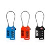 MYH Luggage Padlocks (3X Mix, Combination Lock)