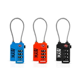 MYH Luggage Padlocks (3X Mix, Combination Lock)