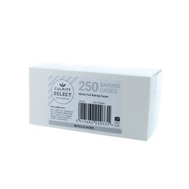 Culpitt Select Silver Baking Cases, Premium Foil Baking Cups, 50mm Cupcake Cases - Extra Large Pack of 250