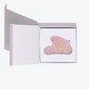 KOA LIFE Herramienta facial Gua Sha de cuarzo rosa, herramienta