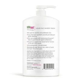 Sebamed Face and Body Wash, for Sensitive Skin 33.8-Fluid Ounces Bottle