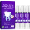 Teeth Whitening Pen 6 Pack, Professional Purple Teeth Whitening Gel