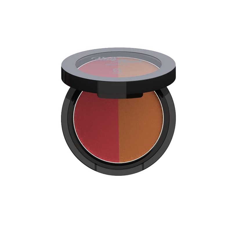 Sistar Half Moon Blush Duo Color Flushed Ultra Pigment Blendable