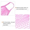 sourcing map Cotton Mesh Bag, 15x13.8 Reusable Washable Mesh Net