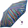 Ergobrella Children's Pocket Umbrella with Reflective Elements, Funny Stripe, Striped