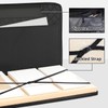 JJRING 18x24 Quilting Portfolio Bag, Lightweight Black Art Canvas Portfolio