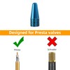 HZJD Bike Presta Valve Caps, Sky-Blue(2 Pack)