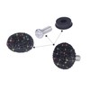 Bling Crystal Rhinestone Screw Caps Covers + Rust Resistant Stainless