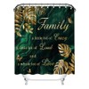 Artmyharbor Emerald Green and Gold Bathroom Decor Set Family Shower