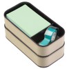 iDesign Lauren Office Supplies Desk Organizer Tray for Highlighters, Push