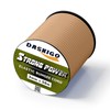 DASKIGO Elastic Bungee Shock Cord 3-8mm (Khaki, 1/8'' x 164FT)