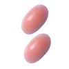 Healifty 2 Pairs Soft Silicone Shoulder Push-up Pads Adhesive Shoulder