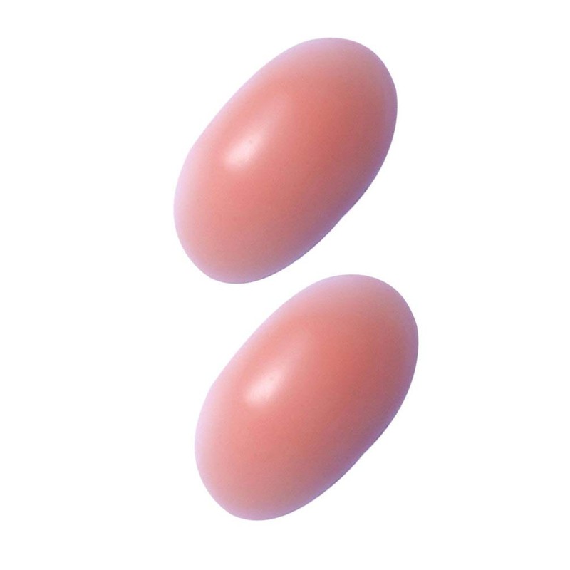 Healifty 2 Pairs Soft Silicone Shoulder Push-up Pads Adhesive Shoulder