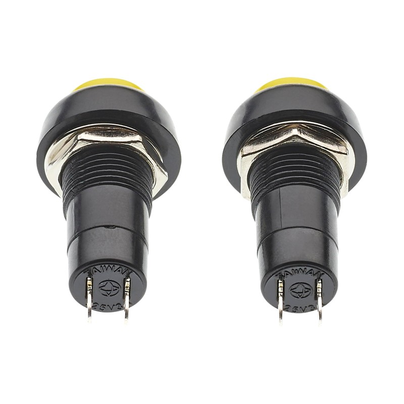 Momentary Push Button Switch 12mm Mini Miniature 125V Volt 3A