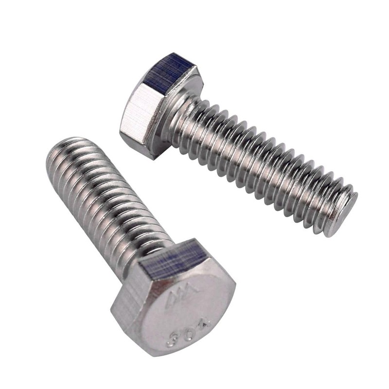 VAMUOEFL 1/4-20 x 1/2" Hex Bolt (1/2" to 3" Available),External