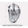 Verve Jelly Melting Clock, Silent Wall Clock, Salvador Dali Clock