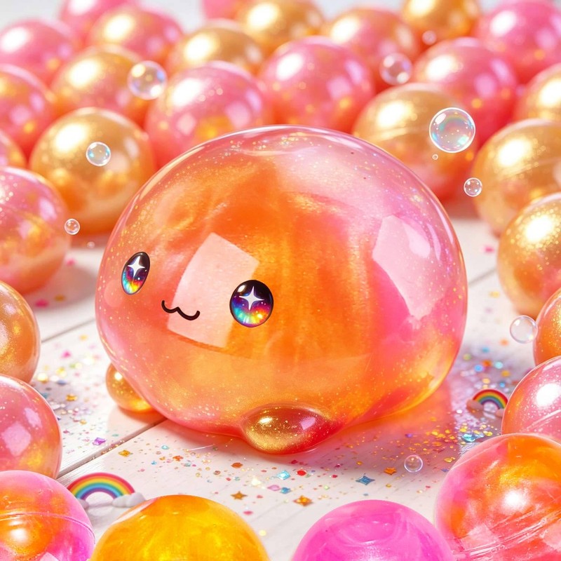 Slime Party Favors, 24 Pack Slime Balls-Stocking Stuffers for Kids-Stretchy