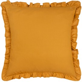 Paoletti Kirkton Cushion Cover,Ochre,50 x 50cm