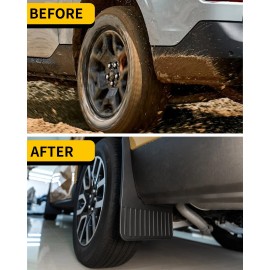 Maxzina Mud Flaps For 2022 2023 2024 2025 Ford Maverick 4PCS Splash Guards Fender