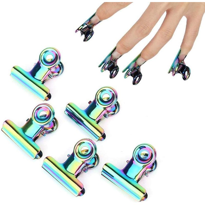 6 PCS Nail Extension Clips Curve C Nail Curvature Pinching