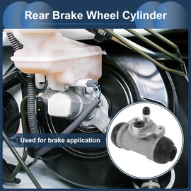 INFINAUTO Rear Brake Wheel Cylinder No.4755026140 Drum Brake Cylinder for Toyota Hiace Mk4 2001-2023 Black,Silver Tone Aluminum Alloy 1 Pcs