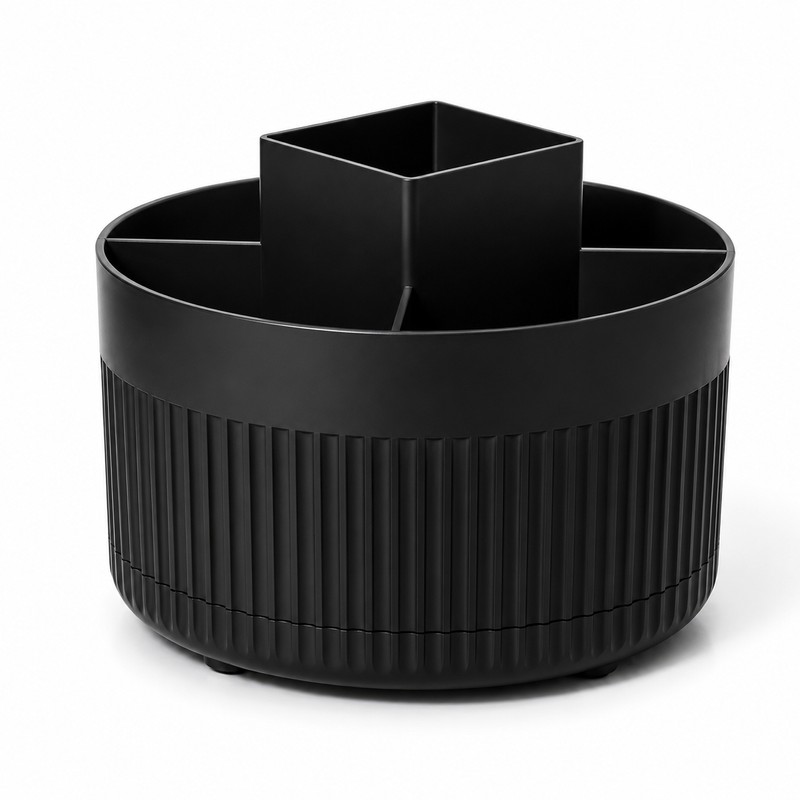 Rotating Makeup Brush Holder for Vanity Organization – 360° Desktop