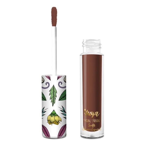 Yuya - Labial Líquido Soft Floreces Chocolate Intenso