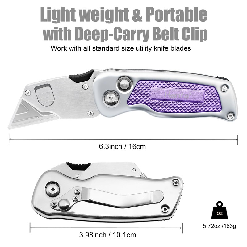 Harita Box Cutter Utility Knife Cutter Knives with Quick Change