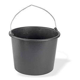 Dema Construction Bucket 12 L, Mortar Bucket, Cleaning Bucket, Water Bucket, Mortar Tub, Masonry Bucket, Cement Bucket, Construction Bucket, Cement Bucket