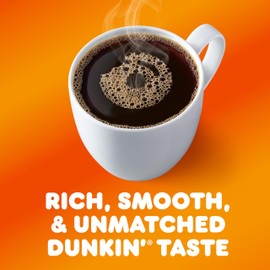 Dunkin' Original Blend Medium Roast Ground Coffee, 18 Ounce (Pack of 6)