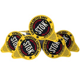 100 SToK Caffeinated Unsweetened Black Coffee Shots.