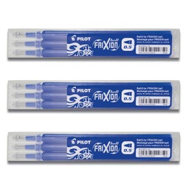 Pilot Pen - Refill Frixion Clicker, Thickness 0.5 mm (3 x Blue)