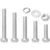 Stainless Steel Hex Head Nut & Bolt Sets, 30 Sets