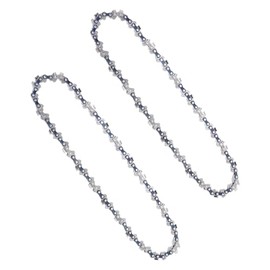 8 Inch Replacement Chainsaw Chain, 1/4" LP Pitch, 45 Drive Links, Universal for JOVANT 8 Inch Chainsaw Tool, 8 inch Chainsaw Chain 2 Piece