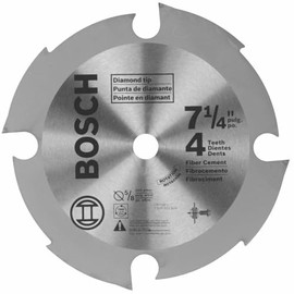 Bosch CB704FC 7-1/4 In. 4 Tooth Edge Diamond-Impregnated Carbide-Tipped Saw Blade