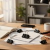 Clips, Double Clips, 0.75 inches (19 mm), 60 Pcs, Small