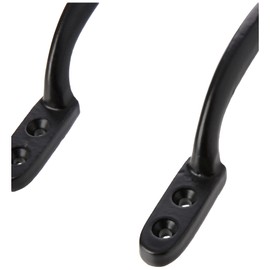 Merriway® BH00060 (2 Pcs) Hotbed D Handle, 150 mm (6 inch) Black Japanned - Pack of 2 Pieces