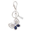 Monnel MZ969 Gorgeous Crystal Butterfly Charm Pendant Lobster Clasp Key