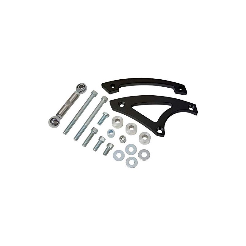Black Power Steering Bracket for Big Block Chrysler - 383
