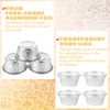 CYEAH 200 Pack Aluminum Cups with Lids, 3.4 oz Mini