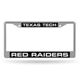 Rico Texas Tech Red Raiders Chrome Metal License Plate Frame Holder