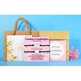 Temulnee Granddaughter Bracelets from Grandma Gifts for Grandmother Granddaughter Matching Bracelet Nana and Me Bracelets Set for 2 Women Mothers Day Gifts Jewelry Birthday Gift